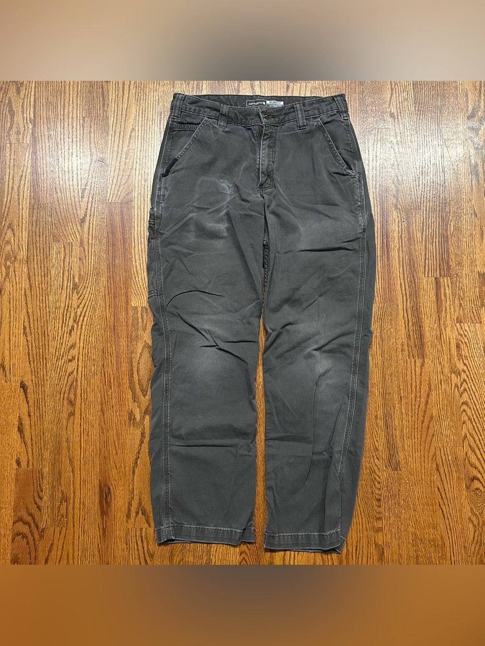 Carhartt Faded Rugged Flex Relaxed Fit Work Pants Grey Sz 32x30 102291-306